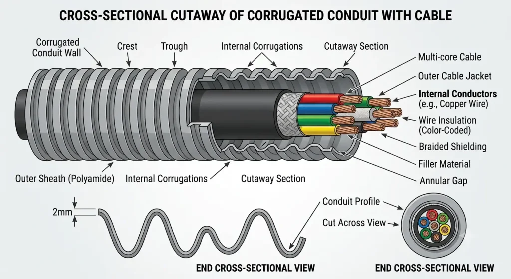 Polyamide Spiral Conduit Construction