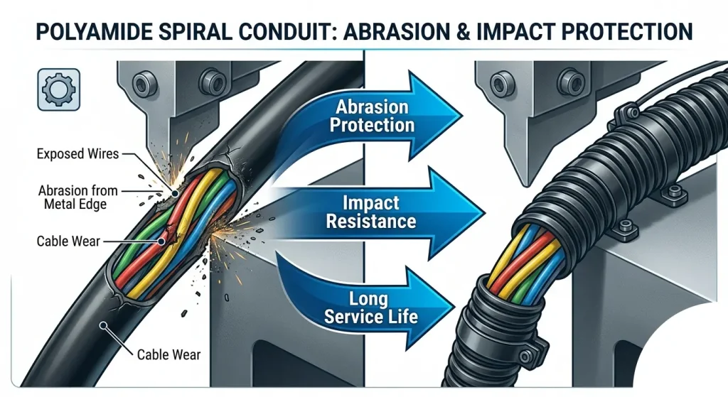 spiral conduit protection benefits